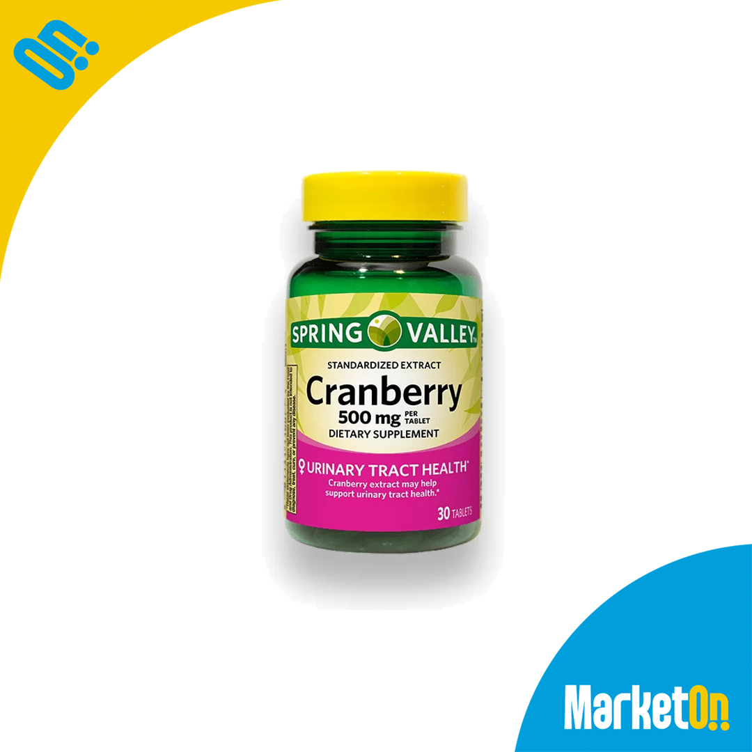 Cranberry 500mg 30 Tabletas