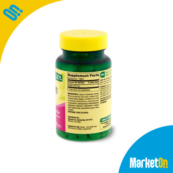 Keratin 250 mg 60 Tabletas--