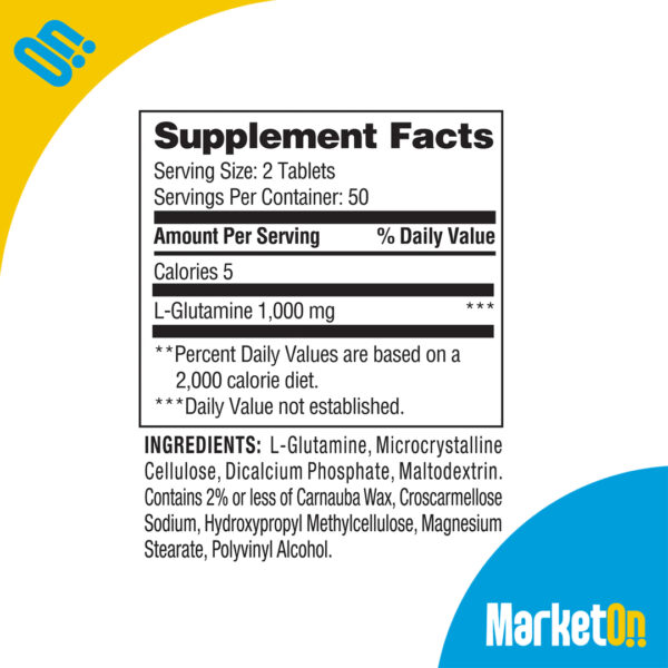 L-Glutamine 500mg. 100tab. Spring V.