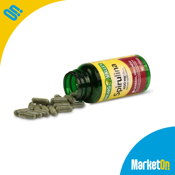 Spirulina 400mg 90 capsulas Spring Valley