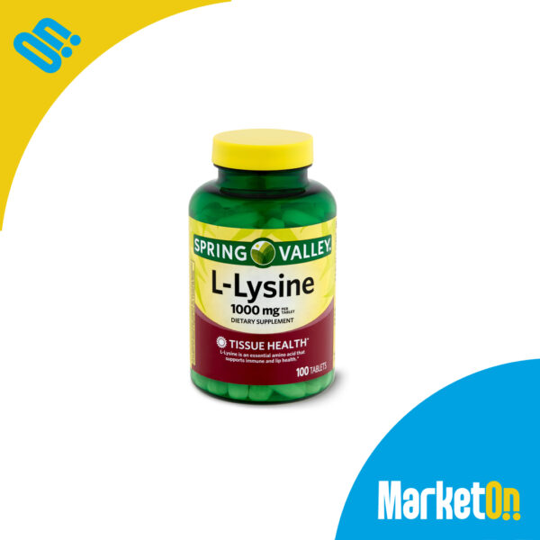 L-Lysine 1000mg 100tab. Spring V.