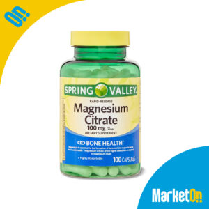 Magnesium Citrate 100mg 100 capsulas Spring valley