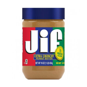 Jif Extra Crunchy Peanut Butter 454 Gramos