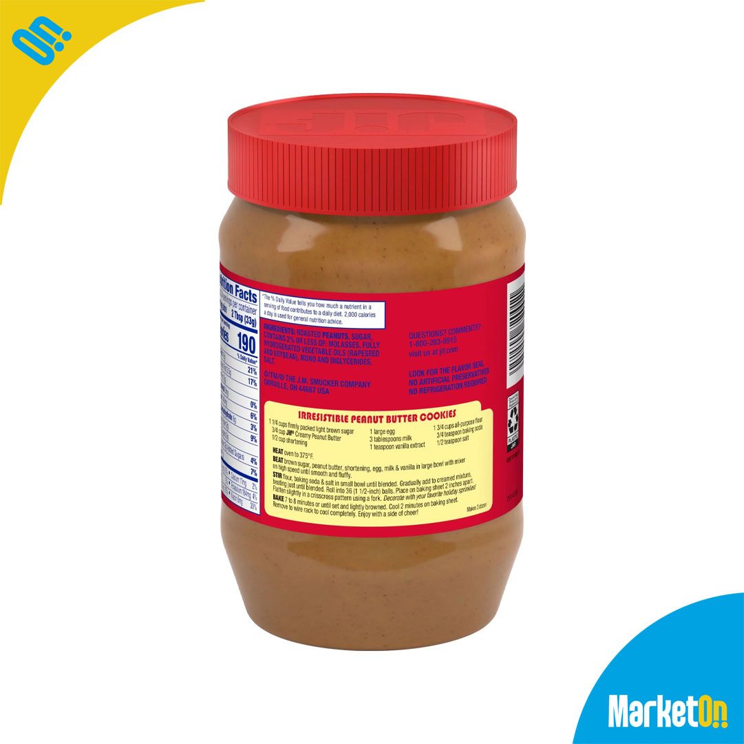 Jif Creamy Peanut Butter 1,36 Kg